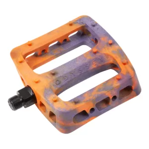 Odyssey Twisted Pro PC Pedals Midnight Purple/Orange Swirl