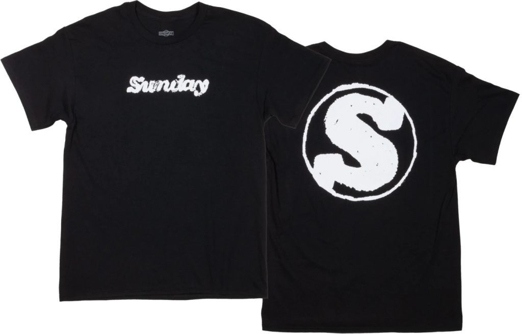 Sunday Hard Print T-Shirt L