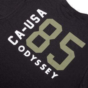 ODYSSEY IMPORT TEE BLACK AND OLIVE INK L