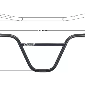 Odyssey Broc 9.8" Bars Rust Proof Black