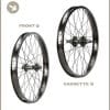 Baseline BMX Wheelset Black