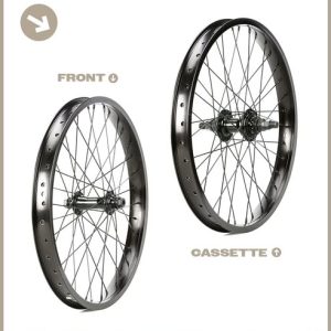 Baseline BMX Wheelset Black
