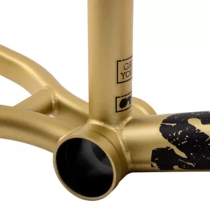 Sunday Wavelength Frame Matte Metallic Gold