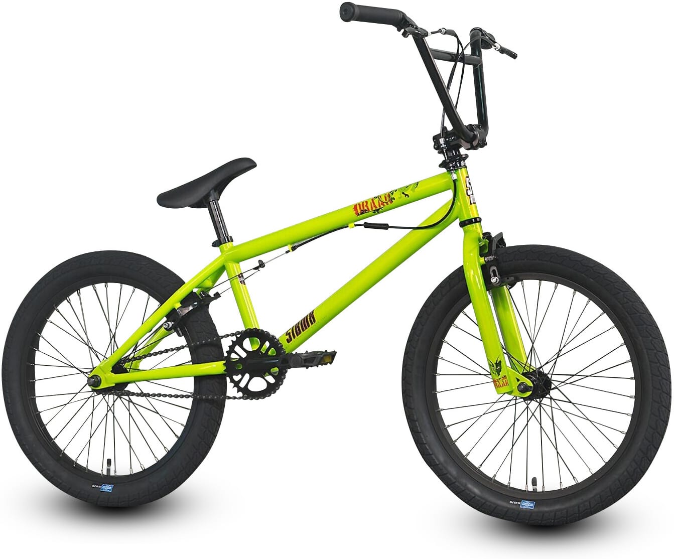 SI BMX Draak Safety Green SI BMX Draak Safety Green