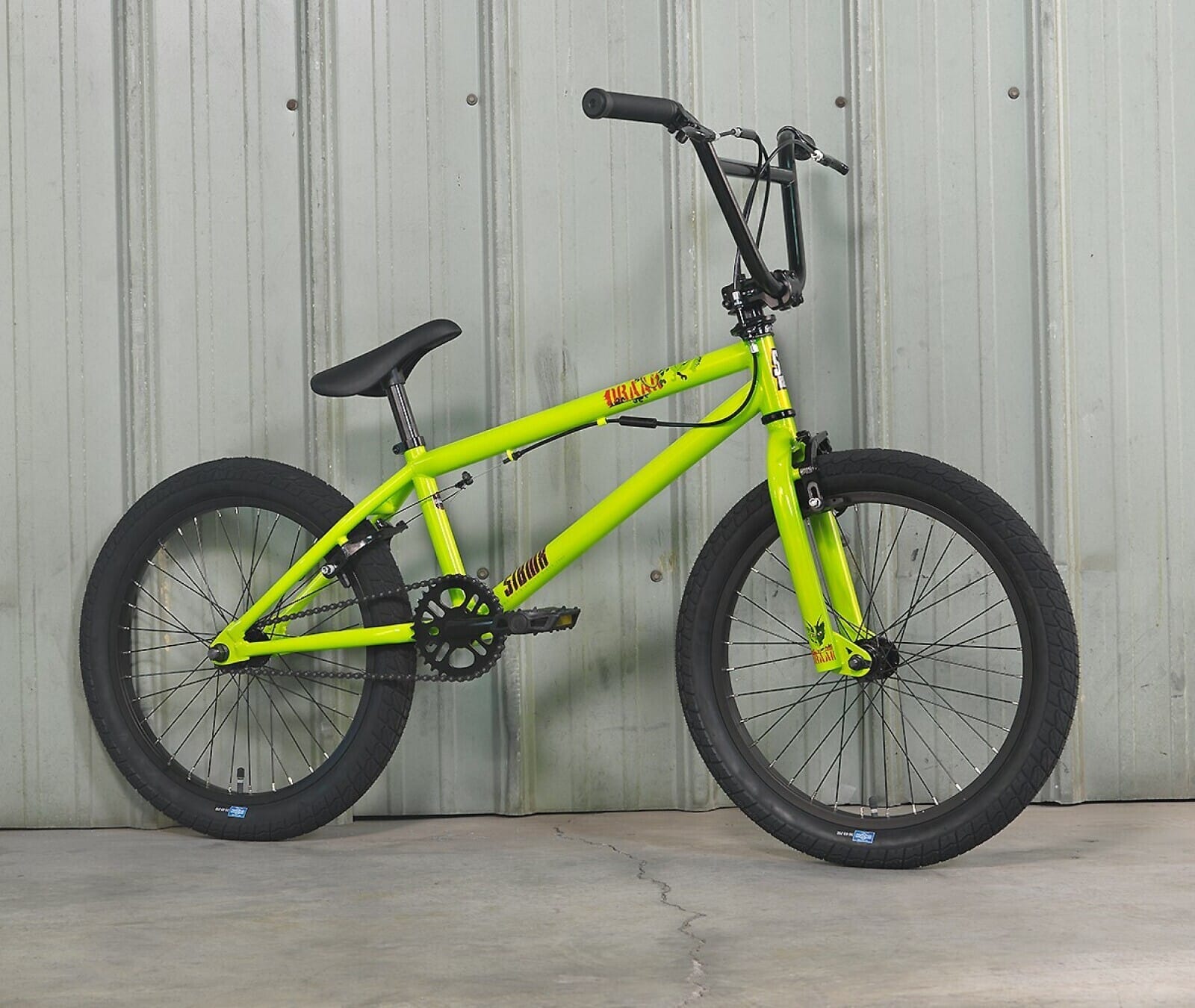 SI BMX Draak Safety Green SI BMX Draak Safety Green